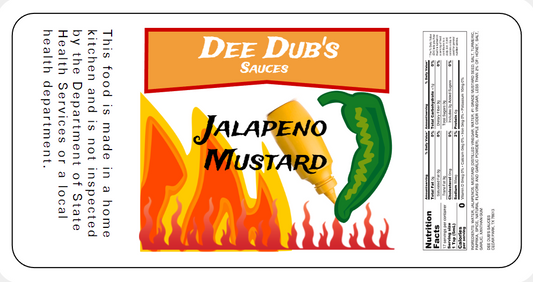 Dee Dub's Jalapeno Mustard Sauce