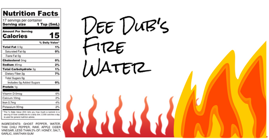 Dee Dub's Fire Water