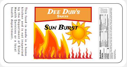 Dee Dub's Sun-Burst Sauce